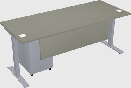 Single motor electric desk