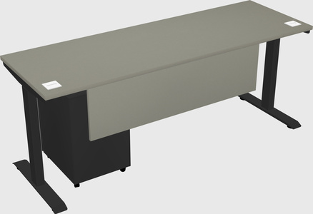 Single motor electric desk