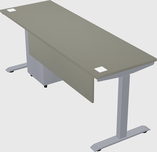 Single motor electric desk