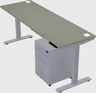 Single motor electric desk