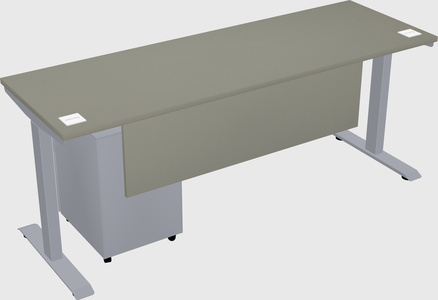 Single motor electric desk