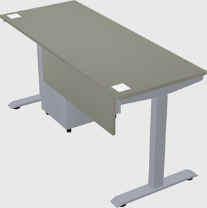 Single motor electric desk