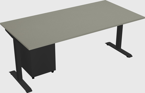 Single motor electric desk