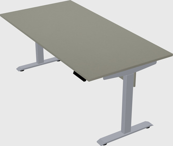 Single motor electric desk