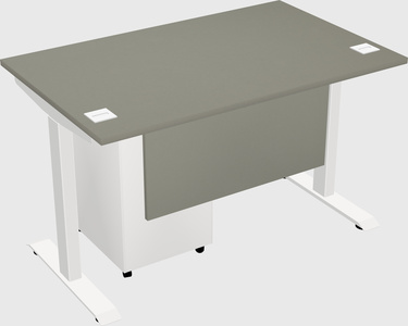 Single motor electric desk