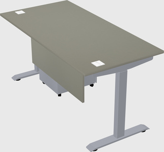 Single motor electric desk