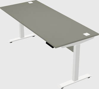 Single motor electric desk