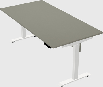 Single motor electric desk