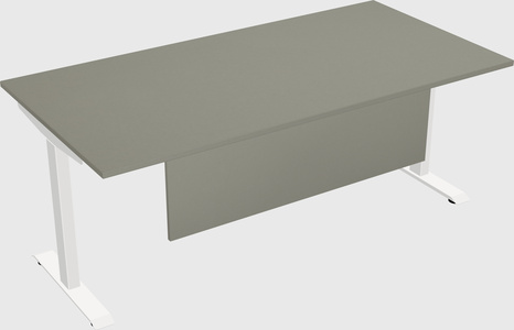 Single motor electric desk