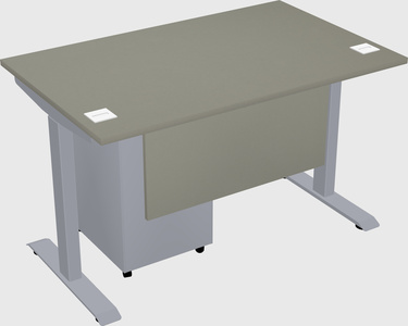 Single motor electric desk