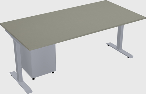 Single motor electric desk