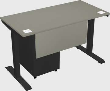 Single motor electric desk