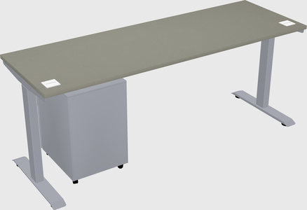 Single motor electric desk