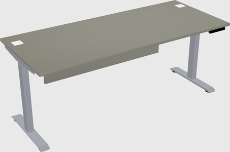 Single motor electric desk