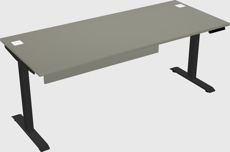 Single motor electric desk