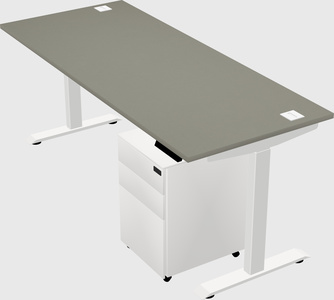 Single motor electric desk