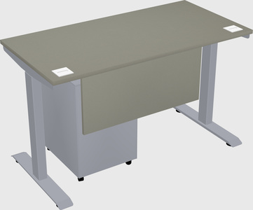 Single motor electric desk