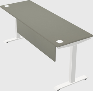 Single motor electric desk