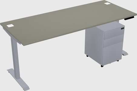 Single motor electric desk