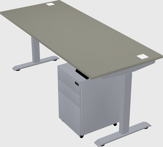 Single motor electric desk