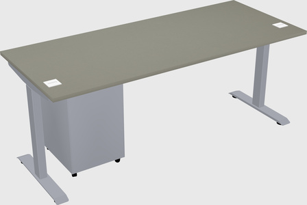 Single motor electric desk