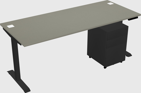 Single motor electric desk