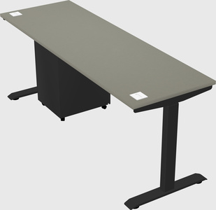 Single motor electric desk