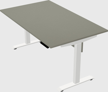 Single motor electric desk