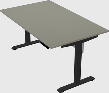 Single motor electric desk
