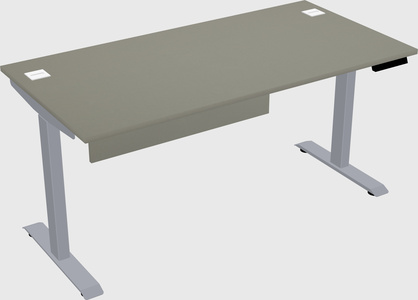 Single motor electric desk