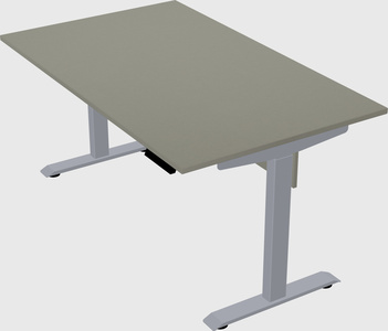 Single motor electric desk