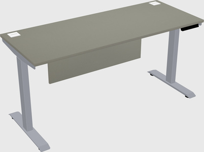 Single motor electric desk