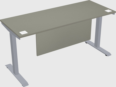 Single motor electric desk