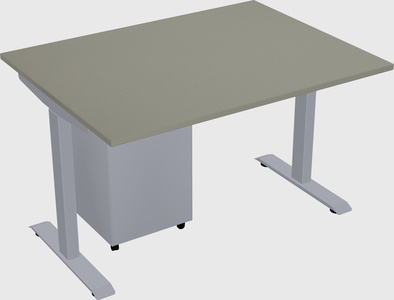 Single motor electric desk
