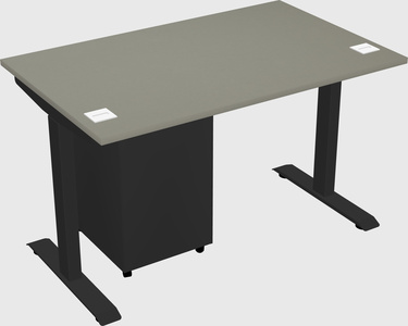 Single motor electric desk