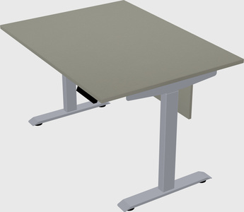 Single motor electric desk
