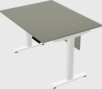Single motor electric desk