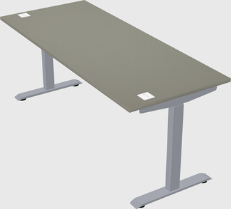 Single motor electric desk