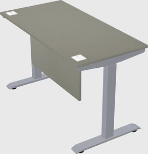 Single motor electric desk