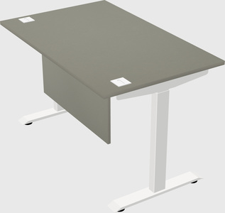 Single motor electric desk