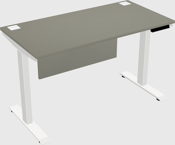 Single motor electric desk