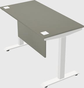Single motor electric desk