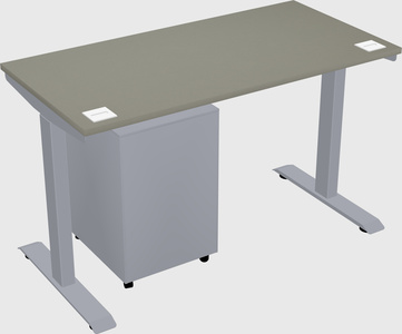 Single motor electric desk