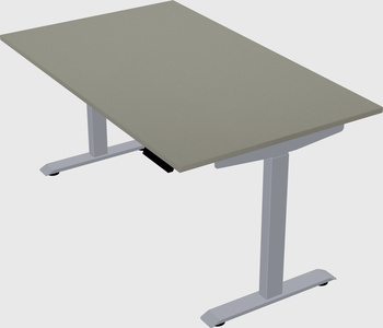 Single motor electric desk