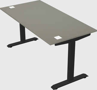 Single motor electric desk