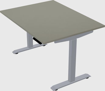 Single motor electric desk