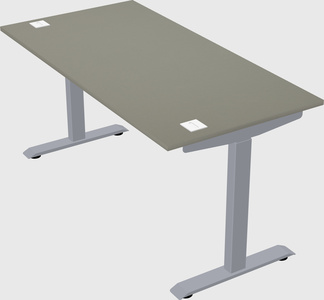 Single motor electric desk