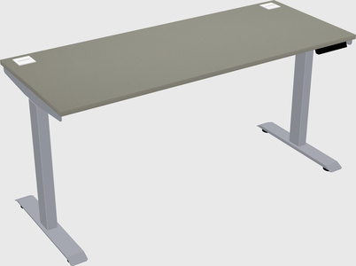 Single motor electric desk