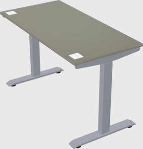 Single motor electric desk
