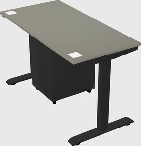 Single motor electric desk